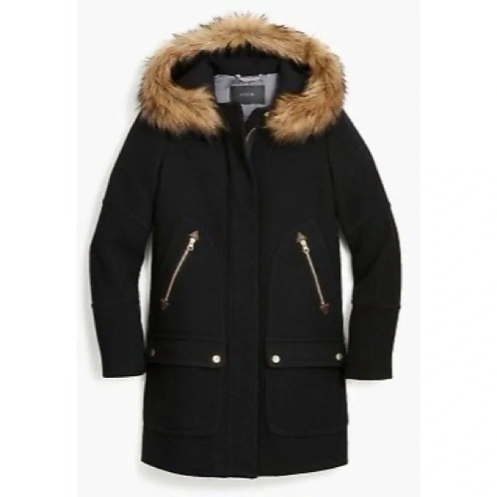 J.Crew Château Parka in Italian Stadium Cloth Wool - Picture 4 of 7